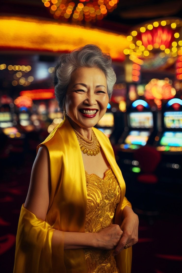 Dealer at itugol login live table managing playing cards and chips